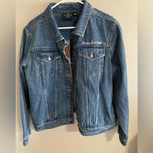 NWT Woman’s Harley Davidson denim jacket size 2XL